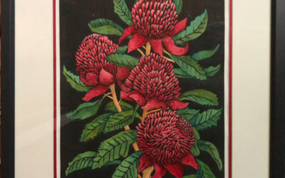 Warrandyte Diary Review of Bushfire Relief Fundrasing Exhibition